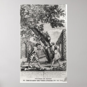 Argument between Jean-Jacques Rousseau Poster