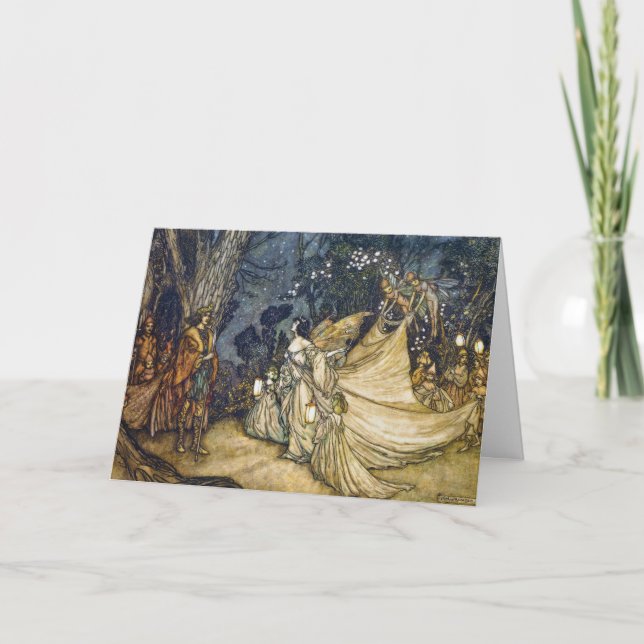 Argument of Oberon and Titania customisable card (Front)