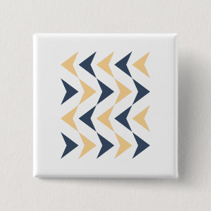 Argyle arrows 15 cm square badge