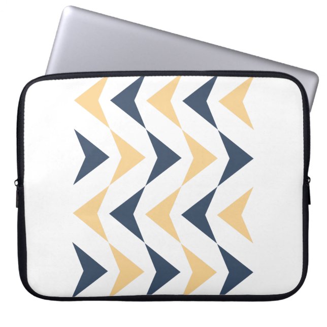 Argyle arrows laptop sleeve (Front)
