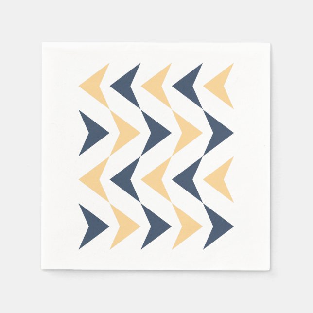 Argyle arrows napkin (Front)