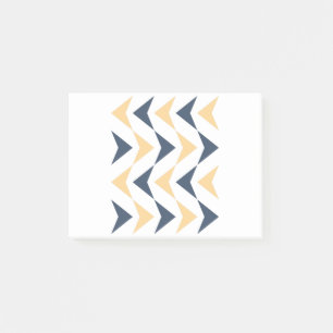 Argyle arrows post-it notes