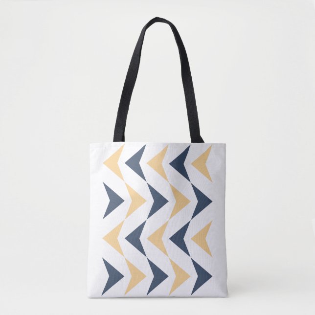 Argyle arrows tote bag (Front)