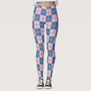 Argyle Chequerboard Plaid Leggings