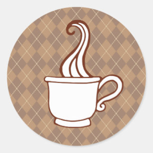 Argyle Coffee Stickers