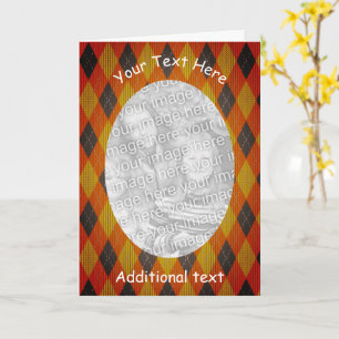 Argyle Design Frame Personalised Photo Card