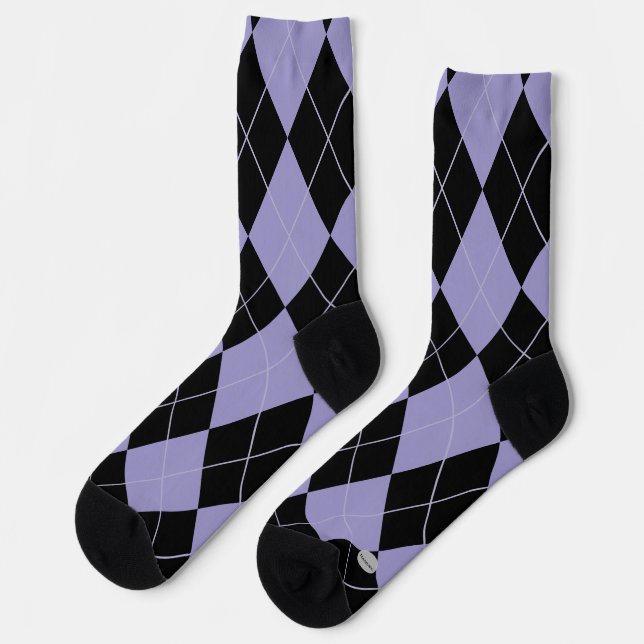 Argyle Design Sock in Any Colour HAMbyWG (Left)