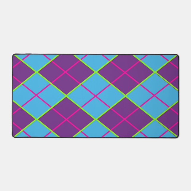 Argyle Desk Mat (Front)