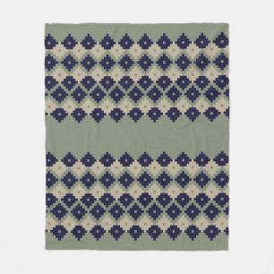 Argyle fair isle seamless pattern designabstract, fleece blanket