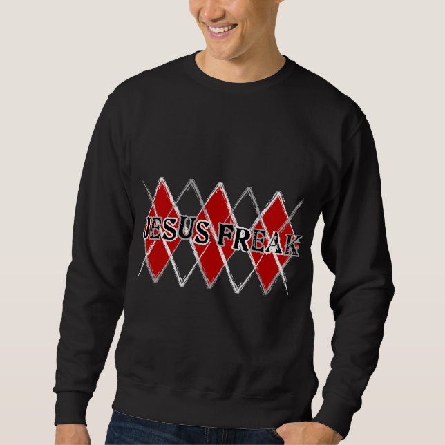Argyle Jesus Freak Sweatshirt (Front)