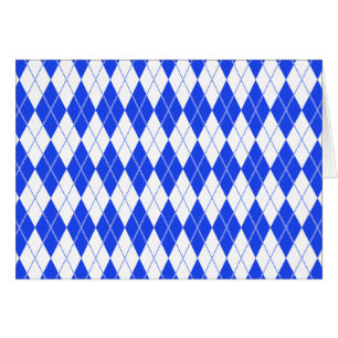 Argyle Pattern 1 Blue