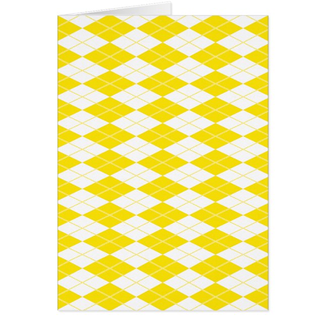 Argyle Pattern 1 Yellow (Front)
