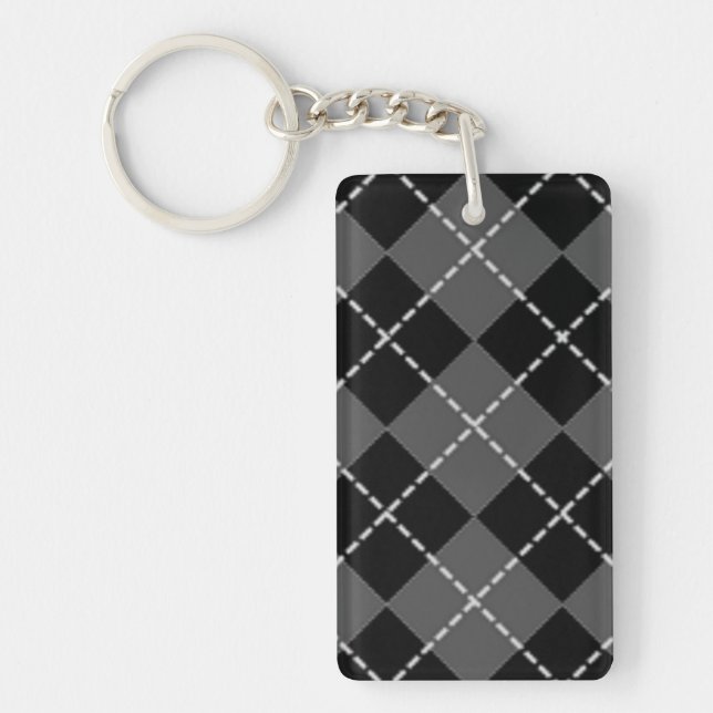 ARGYLE PATTERN KEY RING (Front)