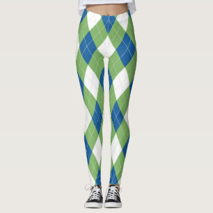 Argyle Pattern Leggings