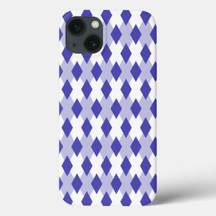 Argyle Plaid Pattern_4A46B0 iPhone 13 Case