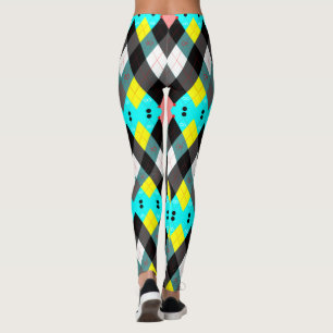 Argyle Revisited 7 Leggings