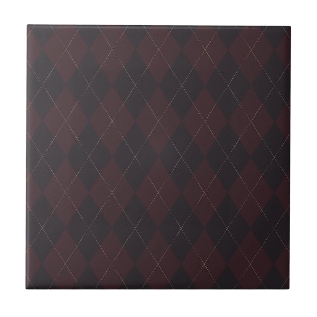 Argyle Style Pattern Tile (Front)