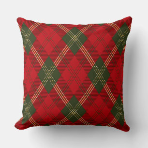 Argyle Tartan Scottish Diamond pattern Cushion