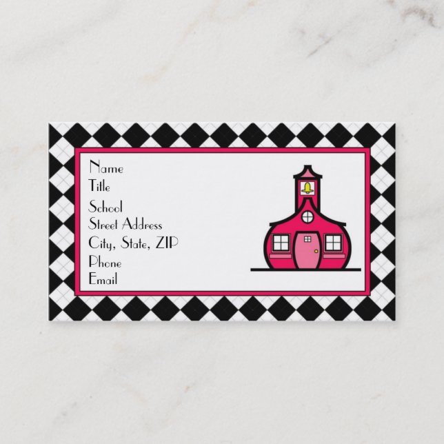 Argyle Teacher Business Card (Front)