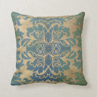 Arhaic Blue Vintage Pillow