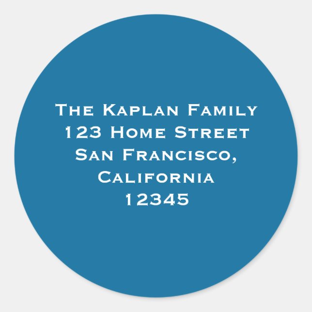 Ari Yonatan 1.5" Return Address Envelope Seal (Front)