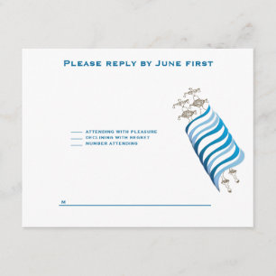 Ari Yonatan Torah Bar Mitzvah Invitation RSVP