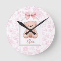 Aria | Custom Pink Teddy Bear Nursery Design