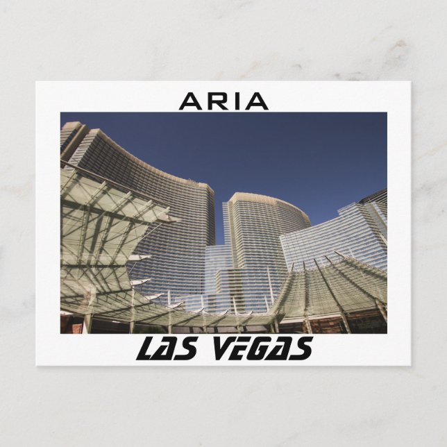 Aria Las Vegas Postcard (Front)