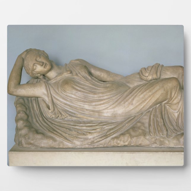 Ariadne Asleep, Hellenistic from Alexandria, 2nd c Plaque (Front)