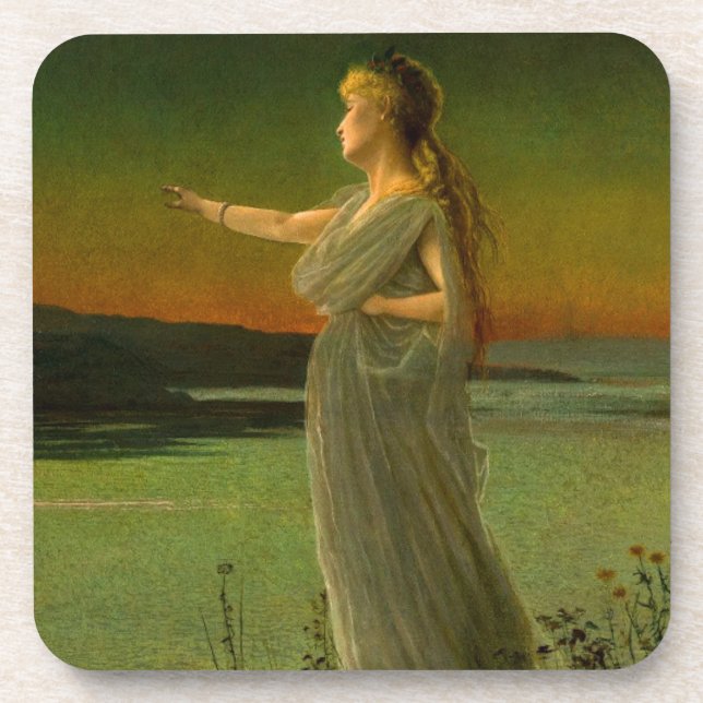 Ariadne at Naxos John Atkinson Grimshaw  Coaster (Front)