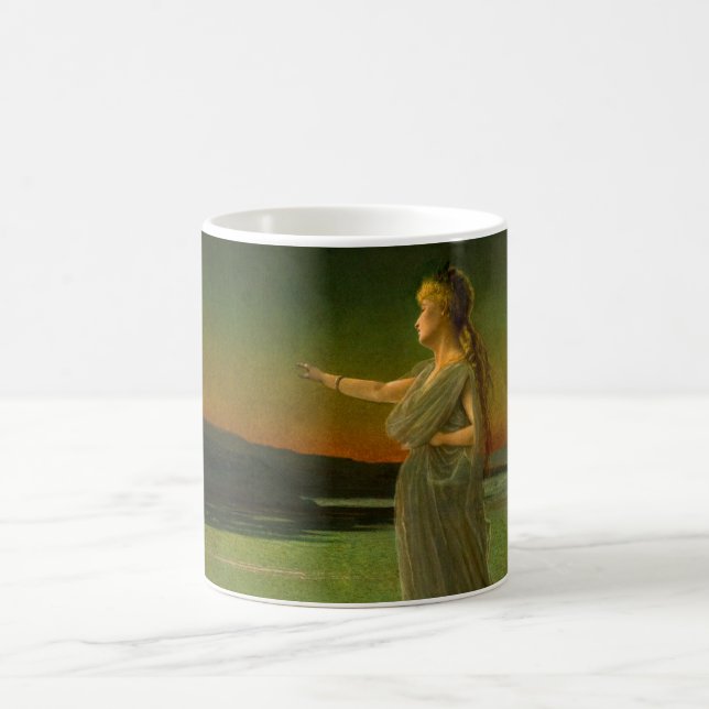 Ariadne at Naxos John Atkinson Grimshaw  Coffee Mug (Center)