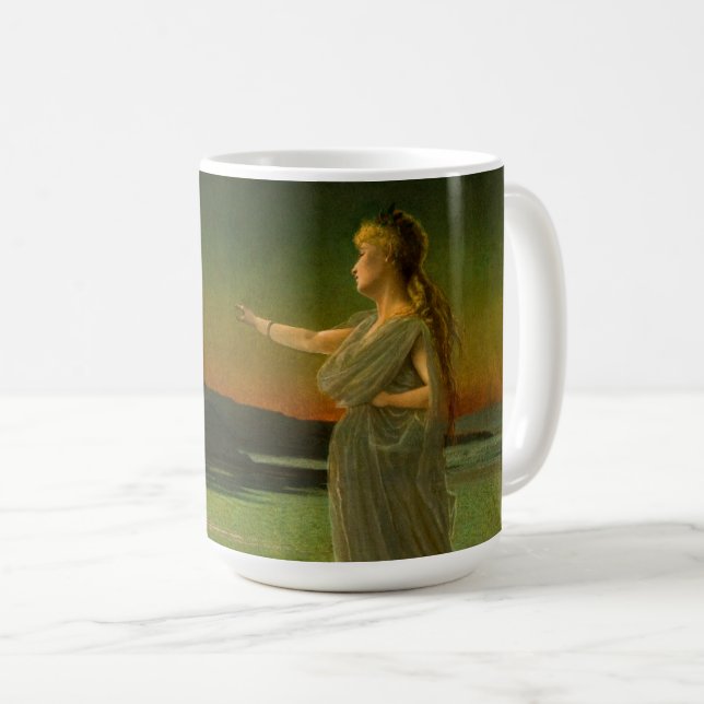 Ariadne at Naxos John Atkinson Grimshaw  Coffee Mug (Front Right)