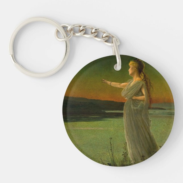 Ariadne at Naxos John Atkinson Grimshaw  Key Ring (Front)