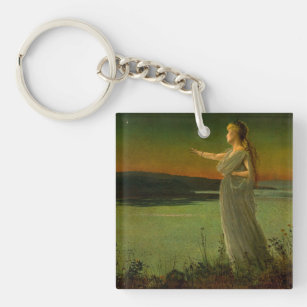 Ariadne at Naxos John Atkinson Grimshaw  Key Ring