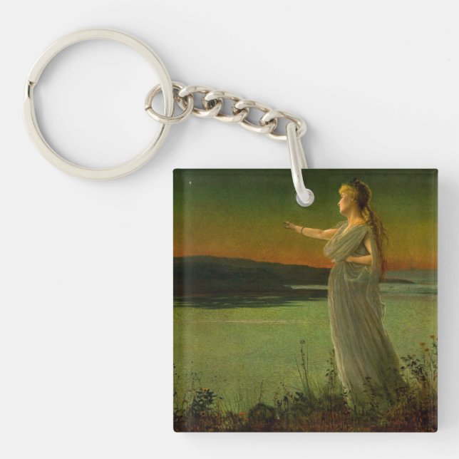 Ariadne at Naxos John Atkinson Grimshaw  Key Ring (Front)