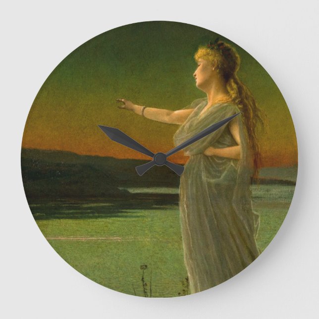 Ariadne at Naxos John Atkinson Grimshaw  Large Clock (Front)