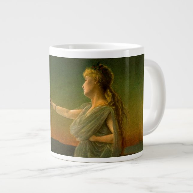Ariadne at Naxos John Atkinson Grimshaw  Large Coffee Mug (Front Right)