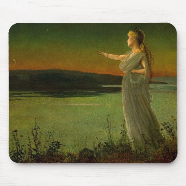 Ariadne at Naxos John Atkinson Grimshaw  Mouse Pad (Front)