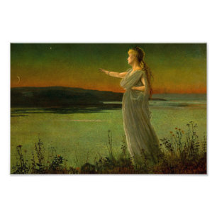 Ariadne at Naxos John Atkinson Grimshaw  Photo Print