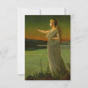 Ariadne at Naxos John Atkinson Grimshaw  RSVP Card