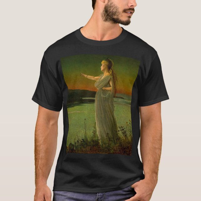 Ariadne at Naxos John Atkinson Grimshaw  T-Shirt (Front)