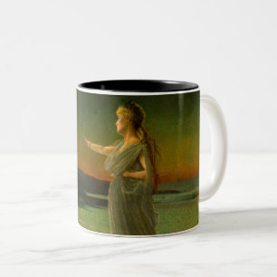 Ariadne at Naxos John Atkinson Grimshaw  Two-Tone Coffee Mug