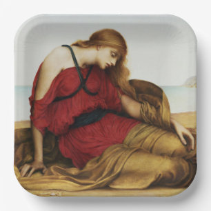 Ariadne in Naxos (Classical Greek Myth) Paper Plate