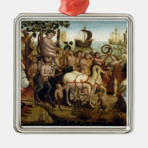 Ariadne in Naxos, from the Story of Theseus (oil o Metal Ornament