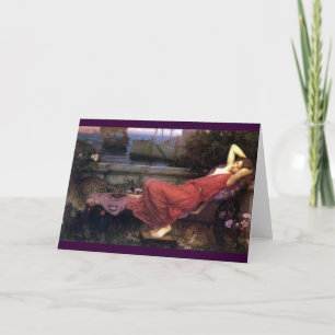 Ariadne Reclining on a Couch Card