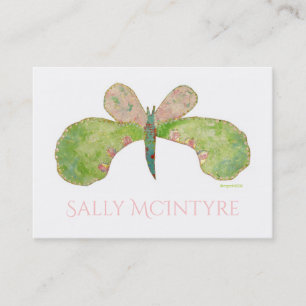 Arial Butterfly business card
