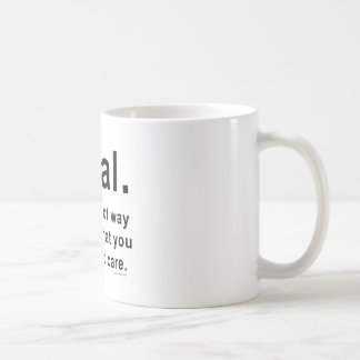 Arial Font Humour Mug