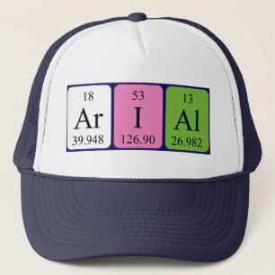 Arial periodic table name hat