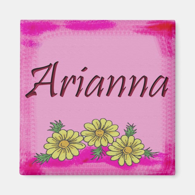 Arianna Daisy Magnet (Front)
