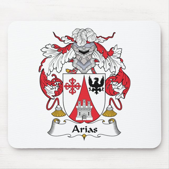 Arias Family Crest Mouse Pad (Front)